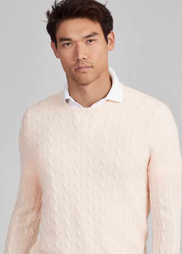 Sueter Ralph Lauren Hombre Rosas - Pink Pony Cashmere - EFJSV0439